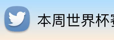 本周世界杯赛程 logo